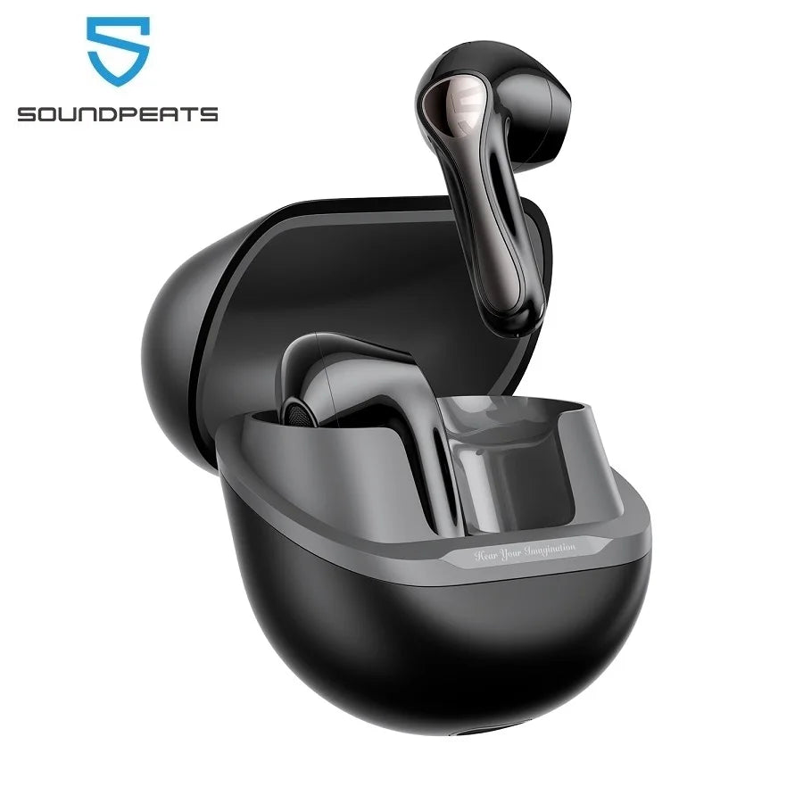 SOUNDPEATS Air5 Lite Earbuds: Bluetooth 5.4, LDAC Hi-Res Audio, 13mm, IPX5, Multipoint Pairing