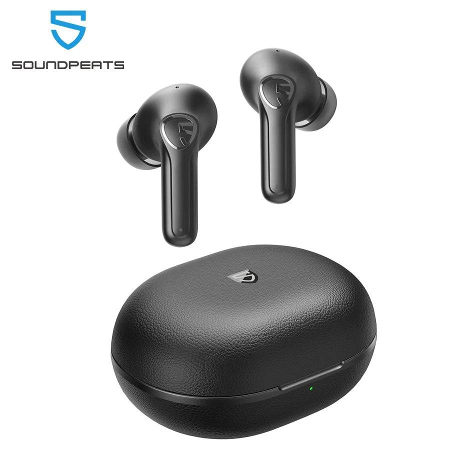 SOUNDPEATS LIFE Wireless Earbuds: Active Noise Cancelling, BT 5.2, AI ENC, 12mm Driver, 25H Playtime