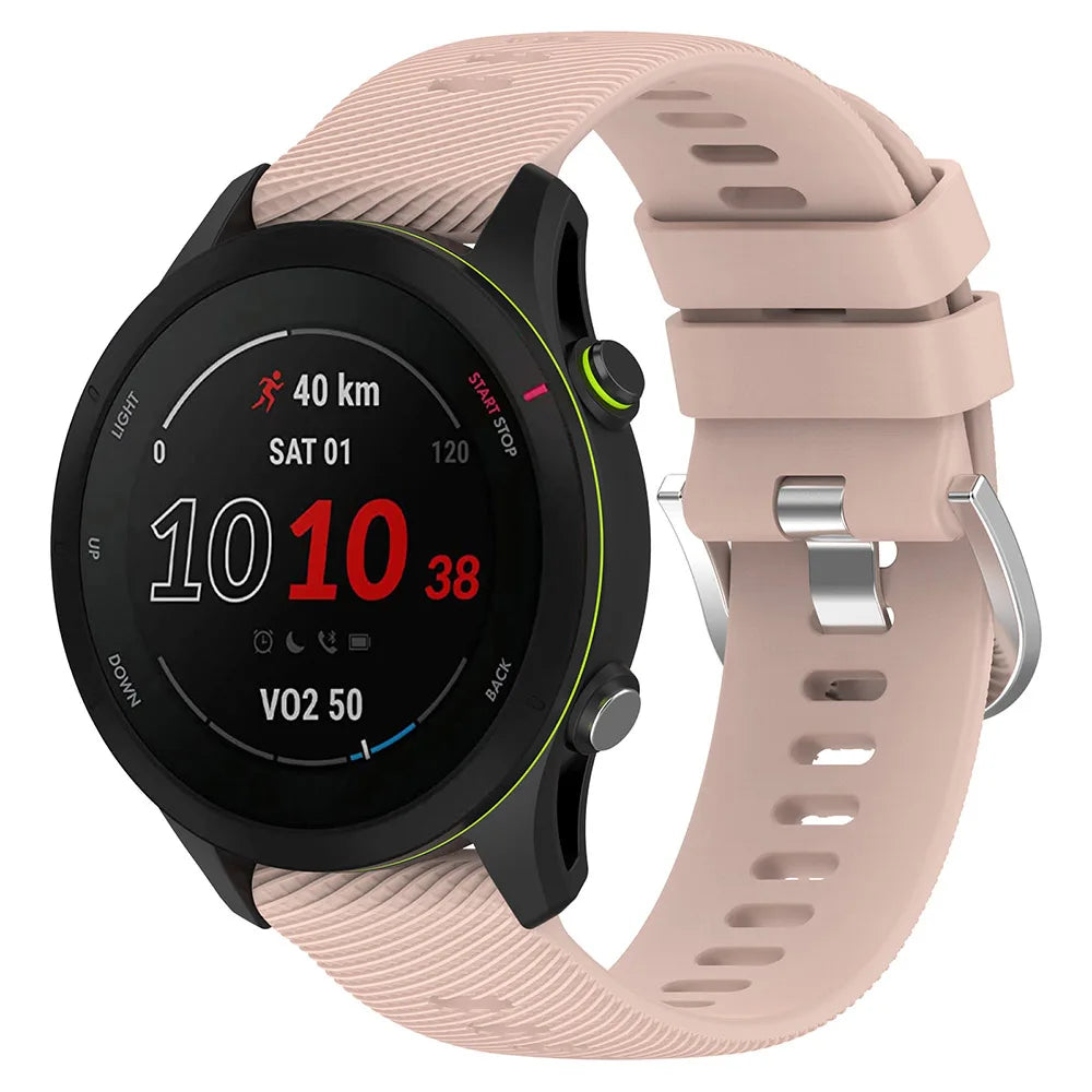 Silicone Strap for Garmin Forerunner, Venu, Vivoactive & More – Adjustable & Comfortable