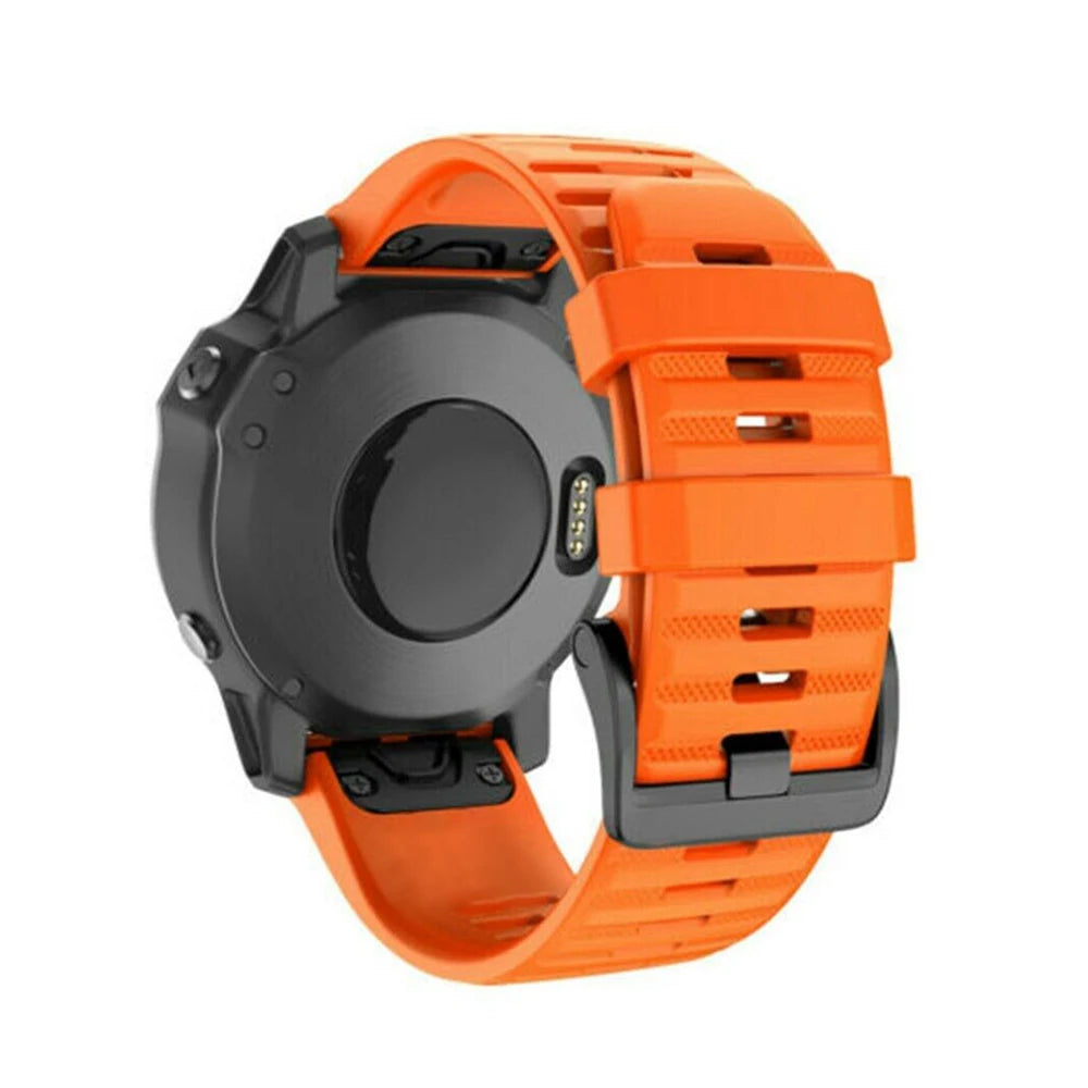 Watchband For Garmin Fenix 6 6X Pro 5 5S 5X Plus 3HR Fenix7 7X Silicone Quick Release Watch Strap