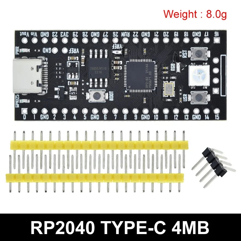 TZT Raspberry Pi Pico RP2040 Dual-Core Cortex-M0+ Microcontroller Board High Performance Low Power