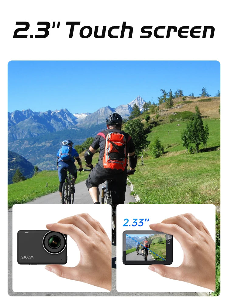 SJCAM SJ10X Waterproof Action Cam 4K Touch Screen Anti-Shake Multifunctional Outdoor Sport Video Cam