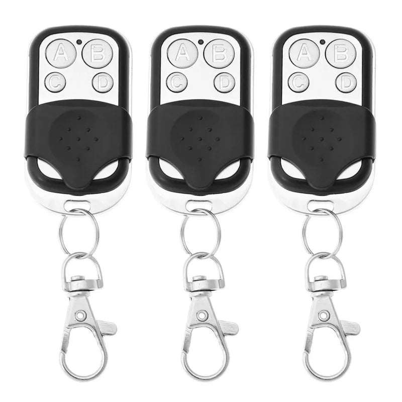 2PCS/3PCS 433MHz RF Wireless Remote Control Key Fob for Garage Doors, Electric Gates, and Cloning