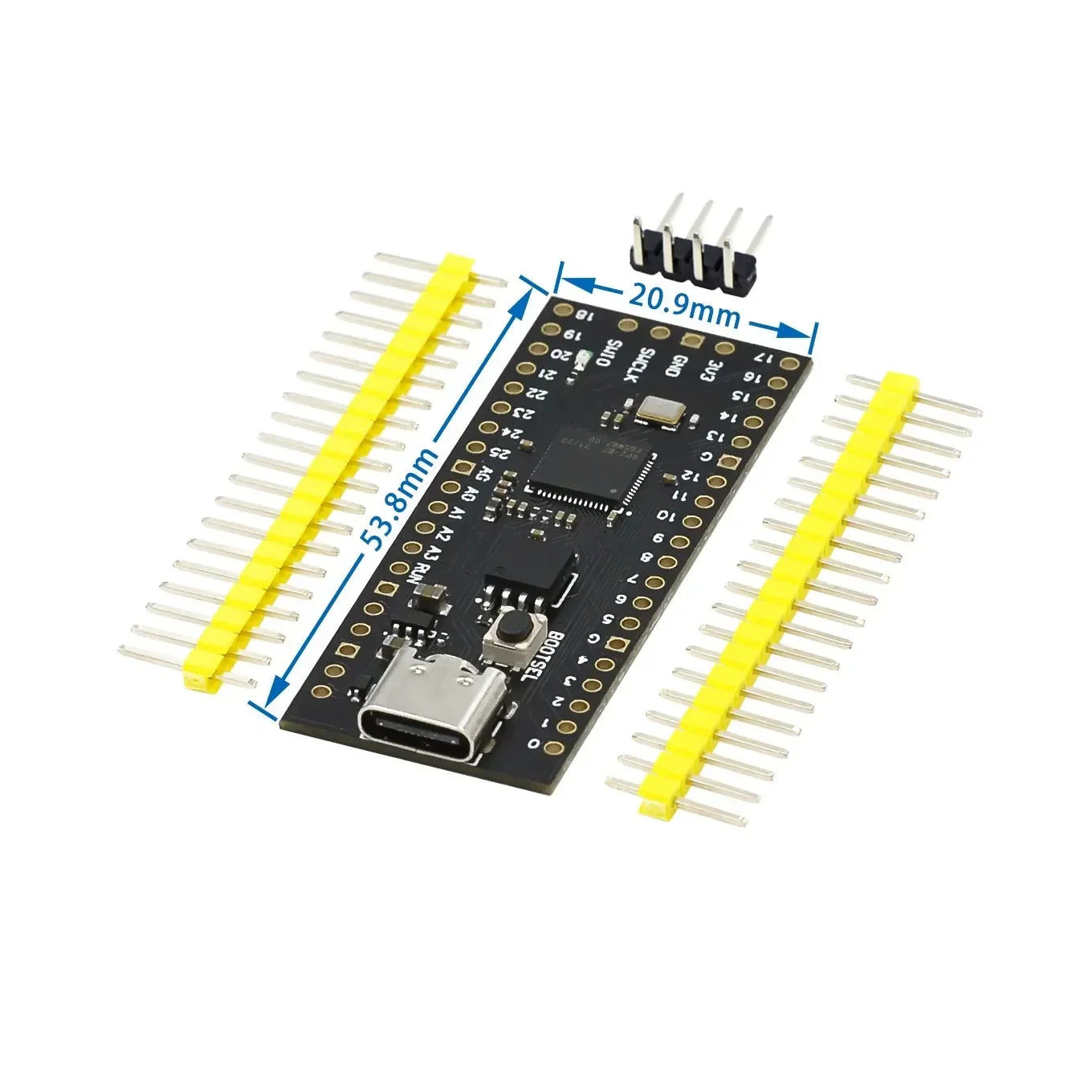 Raspberry Pi Pico RP2040 Dual-Core Microcontroller Board with GPIO, Flash, and Low-Power Design