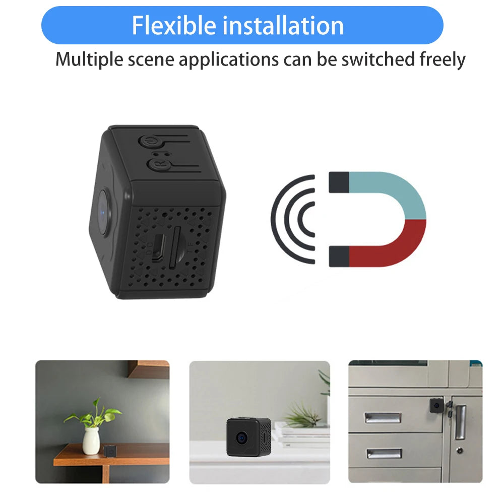 Mini Wireless WiFi Camera with Remote Monitoring and Super-Long Battery Life