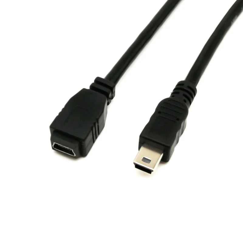 MINI USB 5 pin Male to Female Data Sync Charger Extension Cable