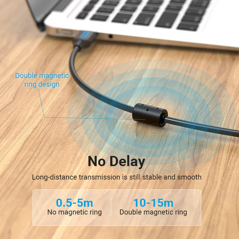 Vention USB Printer Cable USB 3.0 & 2.0 Type A to B for Canon, Epson, Label Printers, DACs, ZJiang