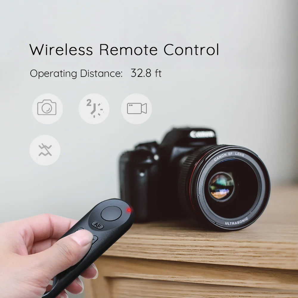 AODELAN BR-E1A Wireless Remote Shutter Release for Canon EOS R, R5, R3, RP, 90D, M200, G7 X III