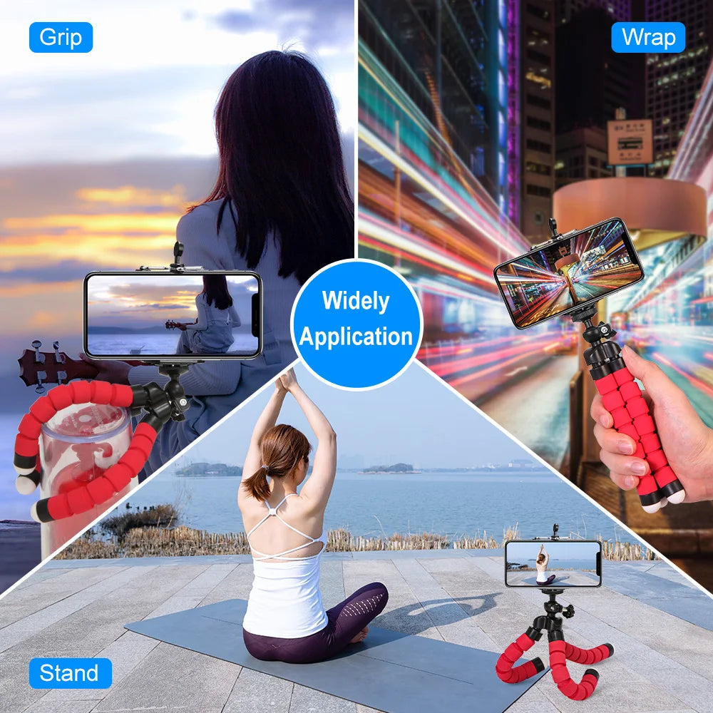 Selens Flexible Octopus Mini Tripod – Compact & Adjustable for Phones & Cameras