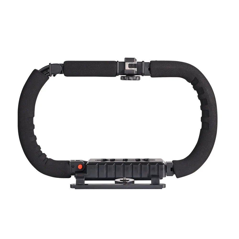 U-Shaped Portable Handheld Camera Stabilizer for SLR & DV – Video Handle & C-Shaped Steadicam Kit