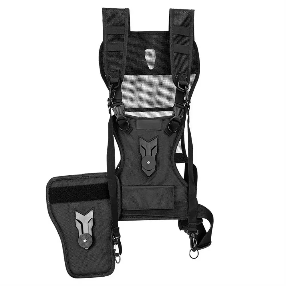 Carrier II Multi Dual Camera Chest Harness – Quick Strap & Side Holster for DSLR Cameras