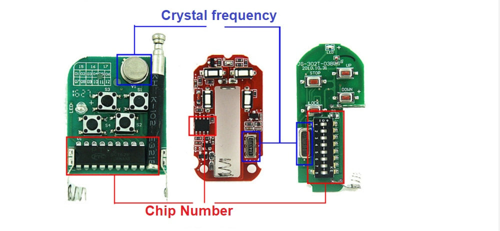 432NA Duplicator 433.92MHZ Universal Garage Door Remote Cloning 433 MHz Transmitter