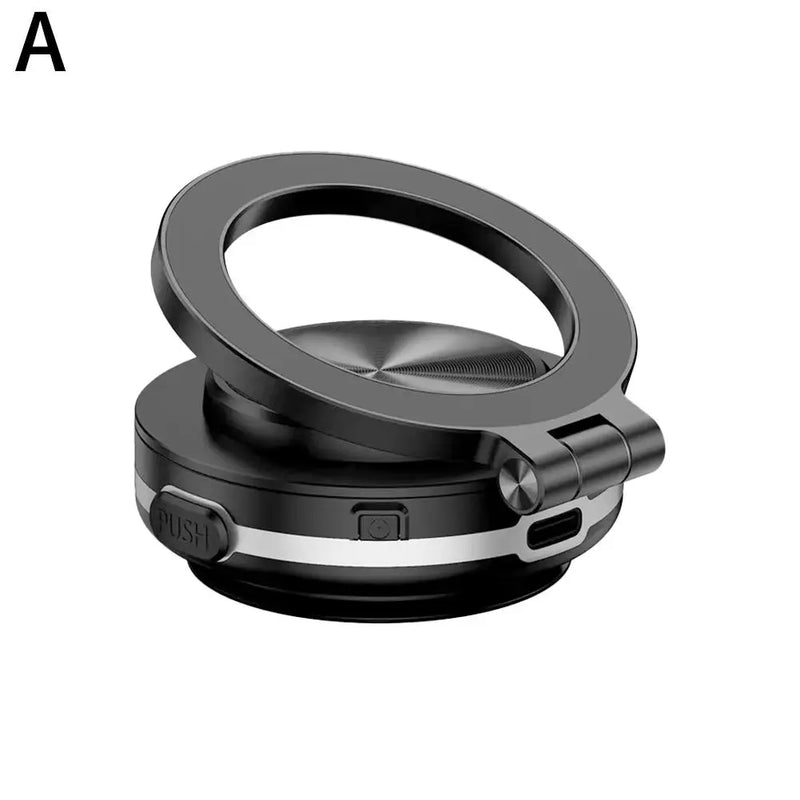 Vacuum Magnetic Suction Cup Phone Holder 360° Swivel Stand for Magsafe Electric Adjustable Mount