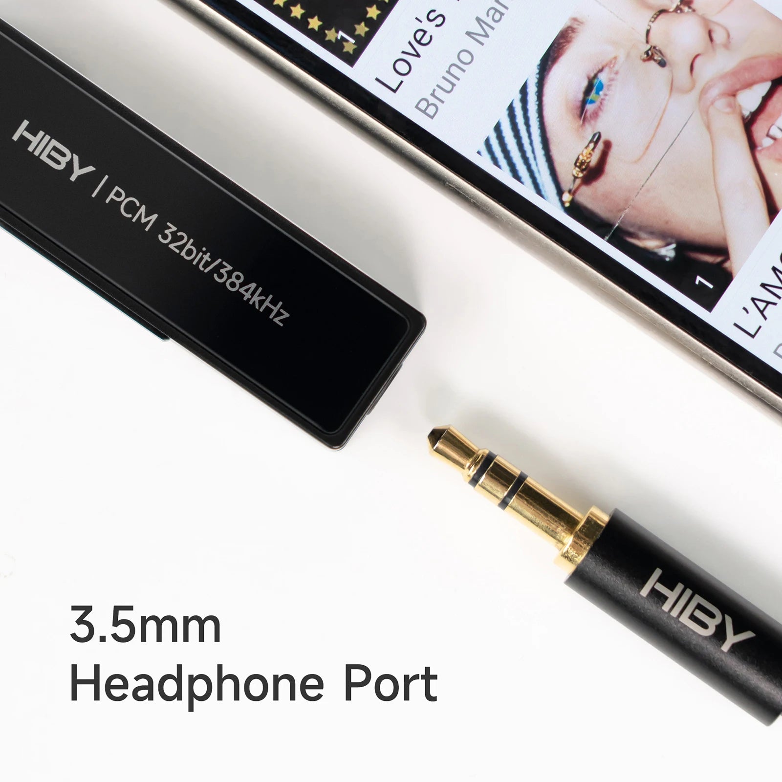 HiBy FC1 USB DAC Type-C Headphone Amp HiFi Audio Decoder 3.5mm Output PCM384kHz/32bit