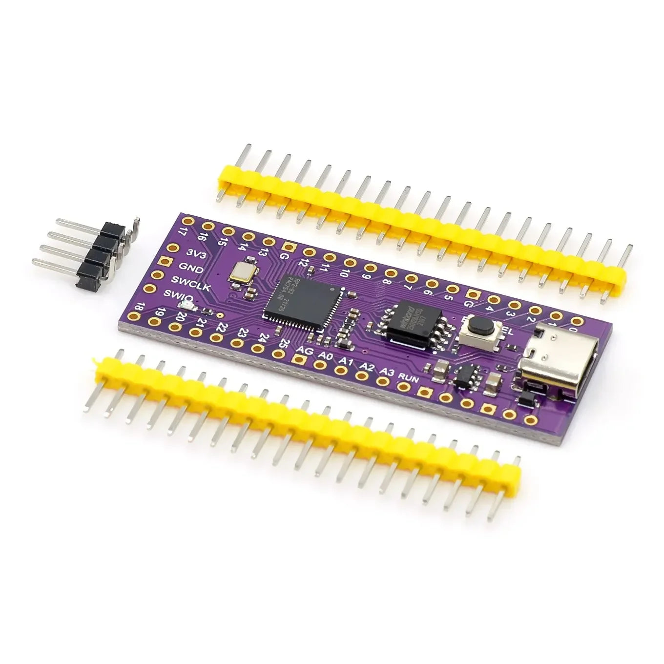 Raspberry Pi Pico RP2040 Dual-Core Microcontroller Board with GPIO, Flash, and Low-Power Design