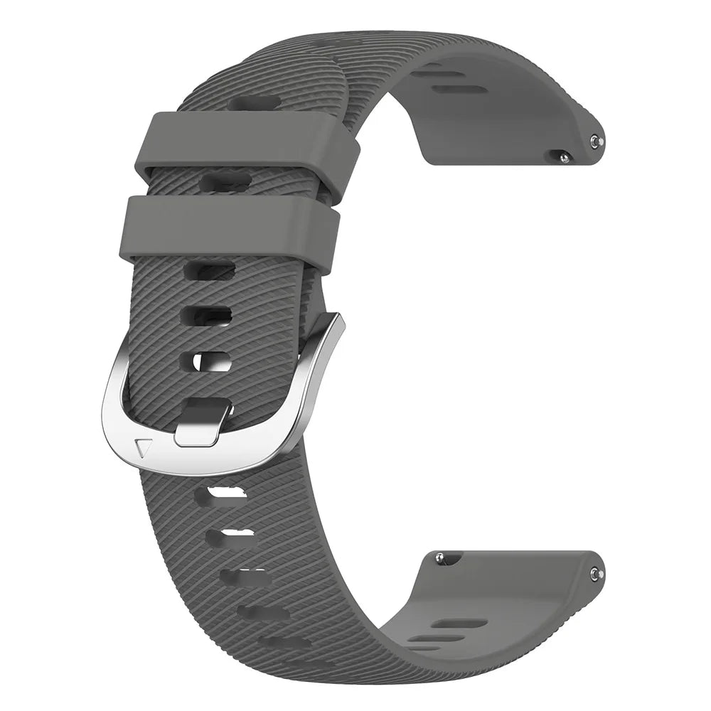 Silicone Strap for Garmin Forerunner, Venu, Vivoactive & More – Adjustable & Comfortable