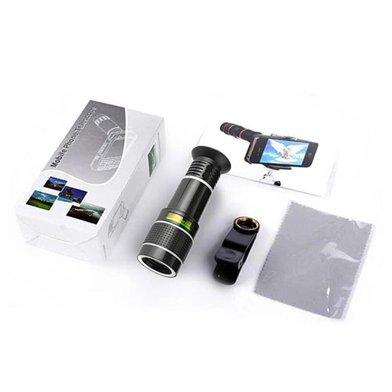 20X Zoom HD Universal Smartphone Optical Camera Telephoto Clip Telescope Lens