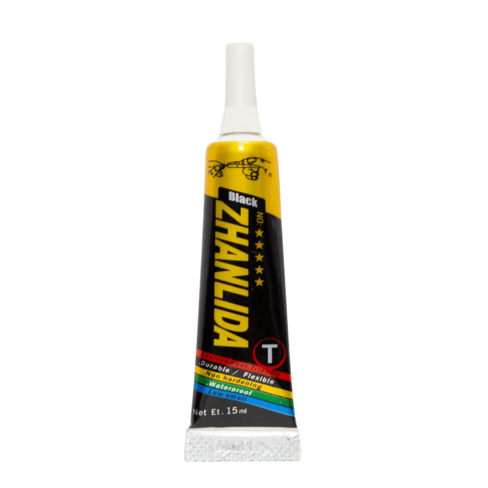 Loud Speaker Repair Glue Foam Side Dust Cap Rubber Edge Cone Basin 15/50/80ML Black / Transparent