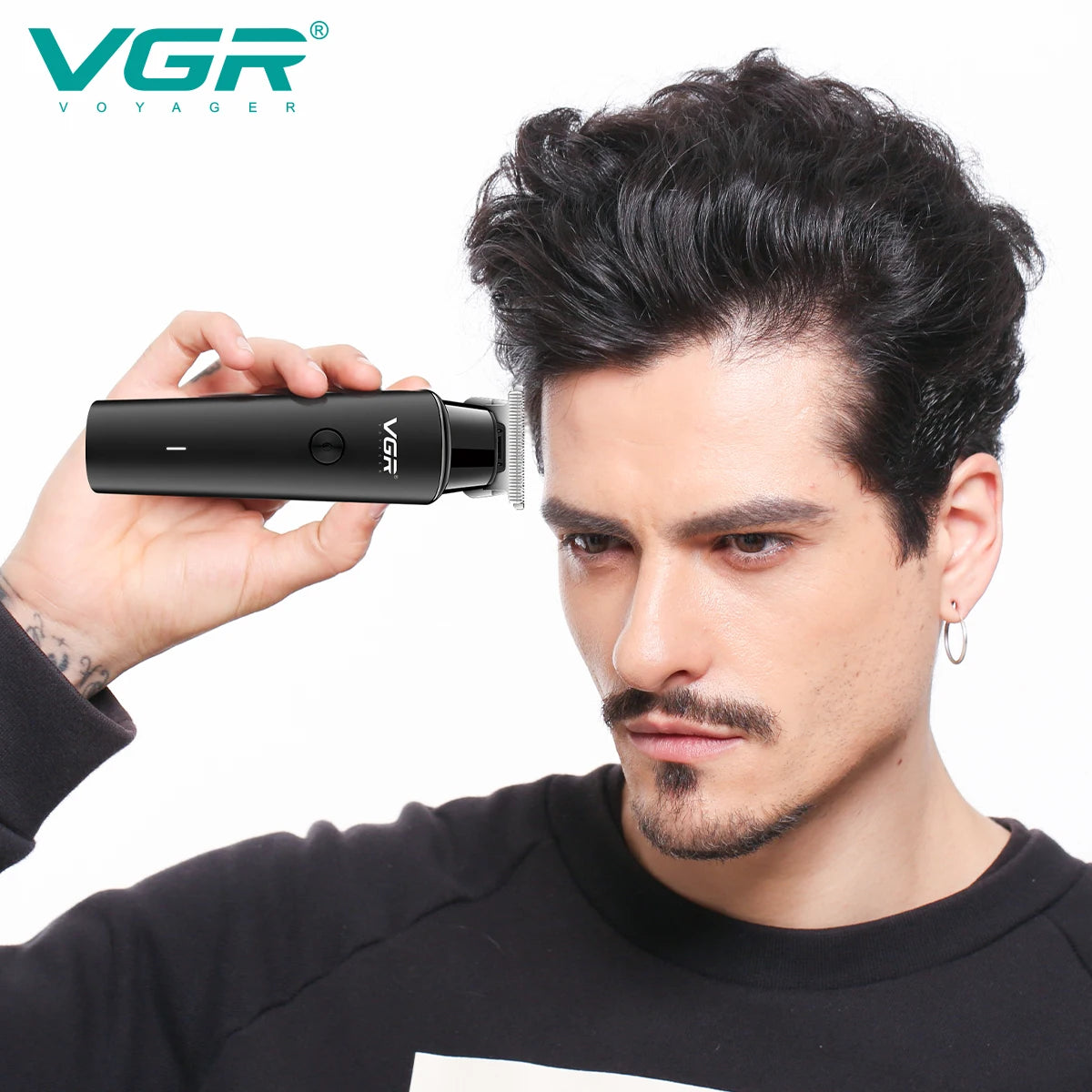 VGR Hair Trimmer Cordless Clipper 0mm Cutting Machine USB Rechargeable Barber Trimmer V-933