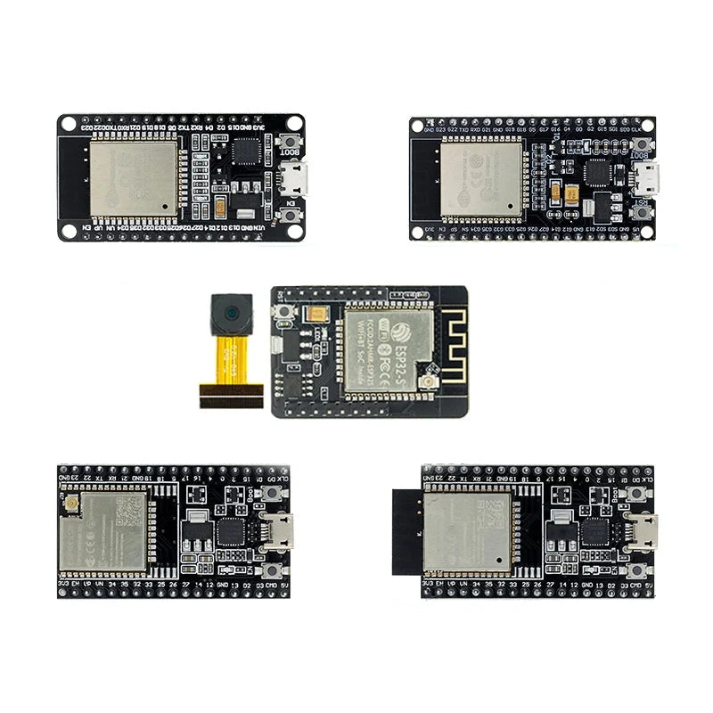 ESP32 Dev Board WiFi+BT, Ultra-Low Power, Dual Core CPU, ESP-32S/CAM, ESP-WROOM-32D/U, CH9102X