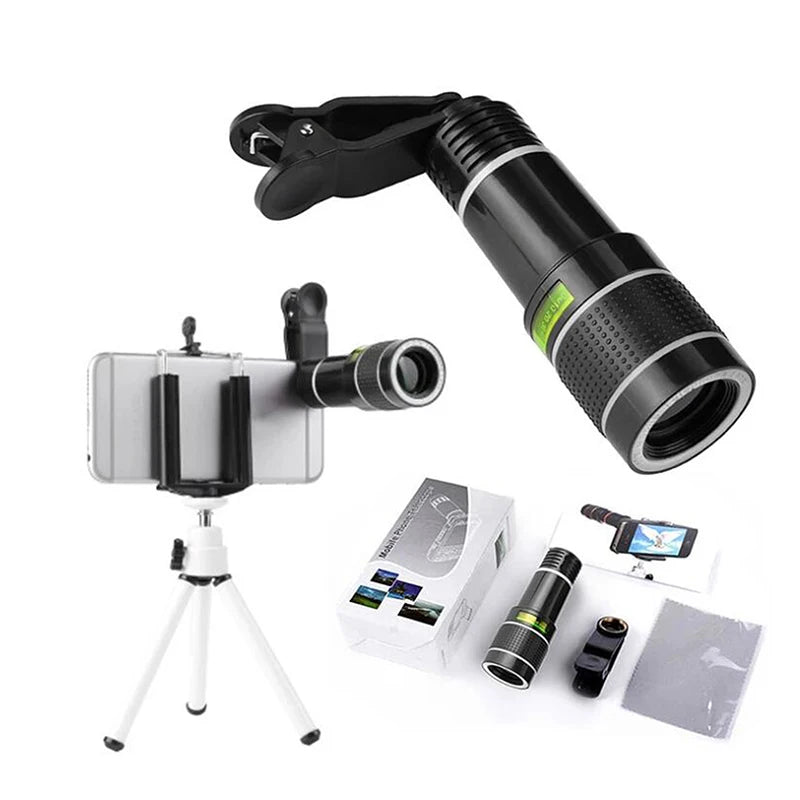 20X Zoom HD Universal Smartphone Optical Camera Telephoto Clip Telescope Lens