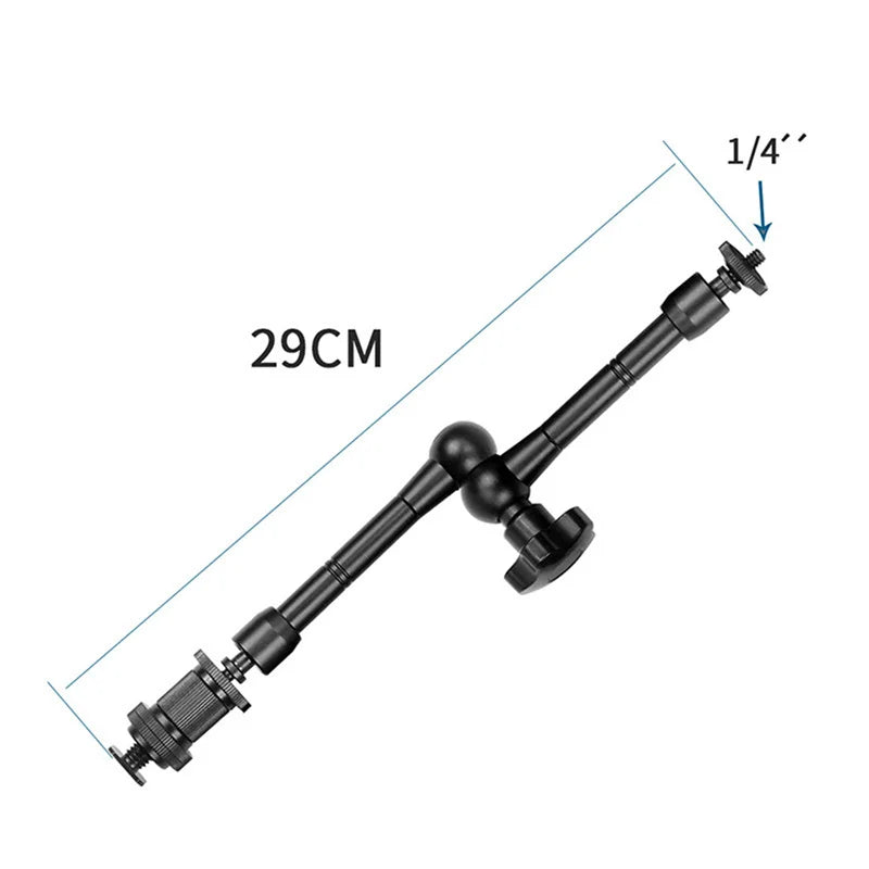 Mobile Rolling Camera Dolly Stabilizer – Mini Video Car Slider with Magic Arm