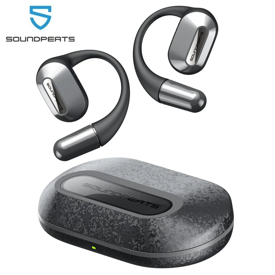 SOUNDPEATS HEARFIT Wireless Earbuds – Bluetooth 5.3, 15mm Driver, 4 Mic, Multipoint, IPX5 Waterproof