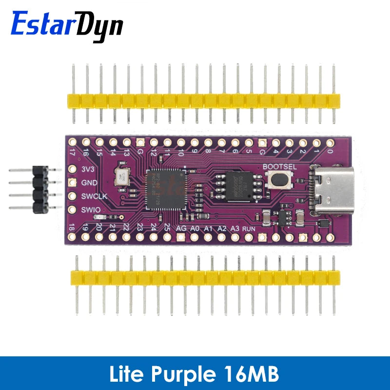 Raspberry Pi Pico Board RP2040 Dual-Core Microcontroller High-Performance Cortex-M0+ Processor