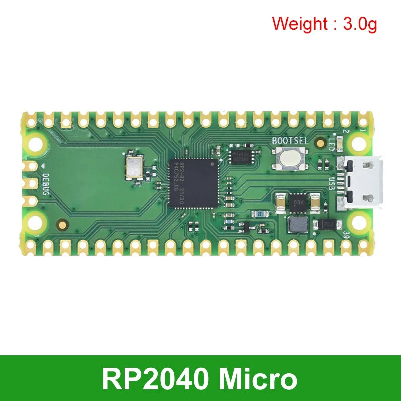 TZT Raspberry Pi Pico RP2040 Dual-Core Cortex-M0+ Microcontroller Board High Performance Low Power