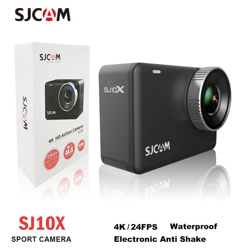 SJCAM SJ10X Waterproof Action Cam 4K Touch Screen Anti-Shake Multifunctional Outdoor Sport Video Cam