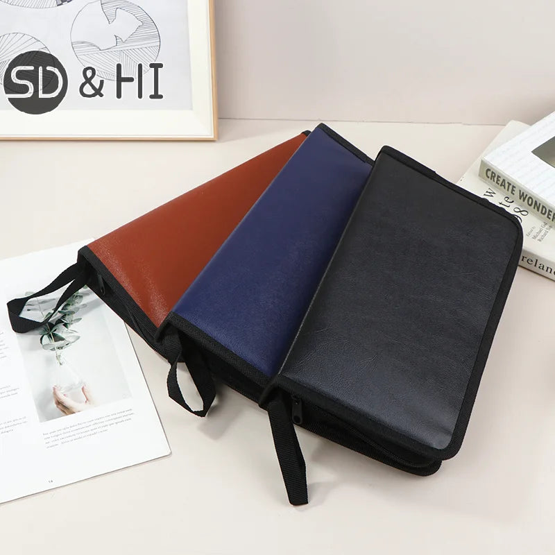 80 PU Leather Car CD Pack Carry Case Cover Disc Storage Holder CD Sleeve Wallet Album Hard Box DVD