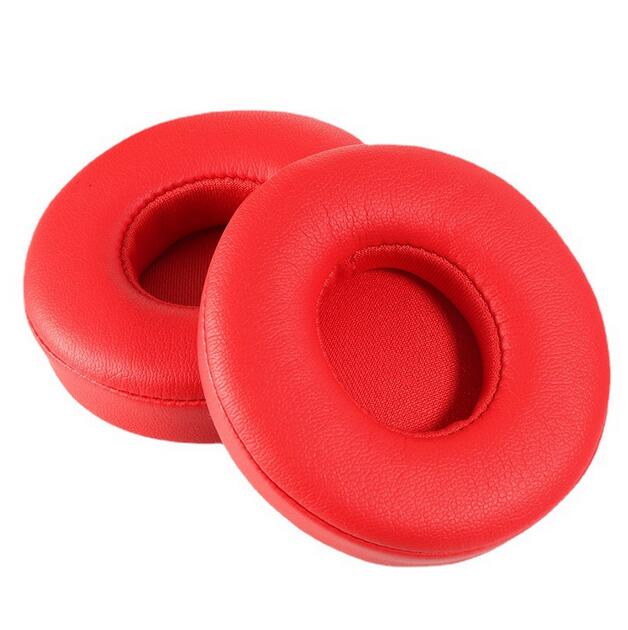 1 Pair Ear Pads Cushions for Beats Solo 2 3 Wireless/Wired Headphones Protein Leather Headset Covers