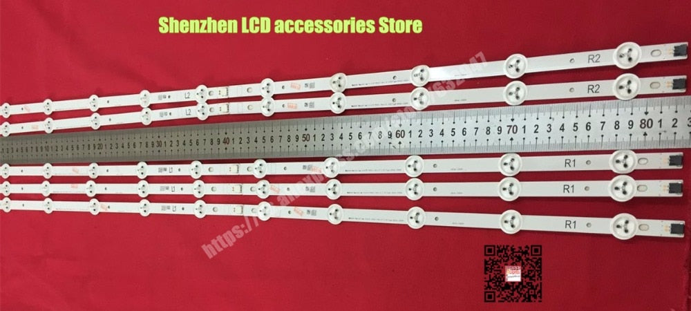 10 Pieces/lot 100%NEW FOR 42LA620S 42LN613V 42LN540S-R2 6916L-1217A R1+L1=824MM