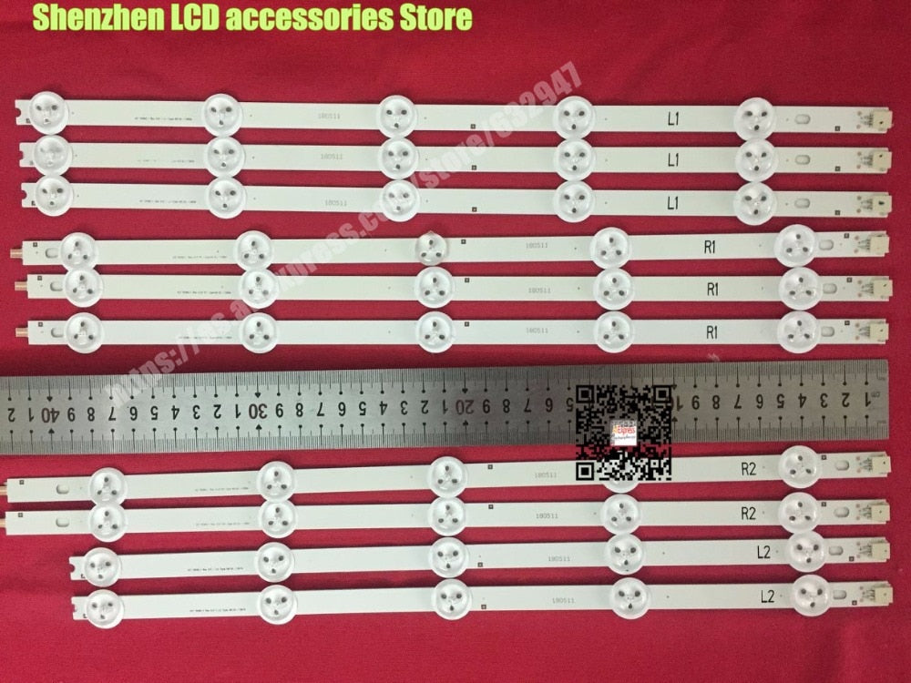 10 Pieces/lot FOR LG 42-inch TV LG 42" inch Backlight Strip 42LN5400 42LN5300 R1+L1=6Pieces