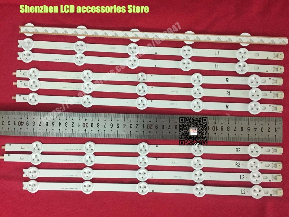 10 Pieces/lot FOR LG 42-inch TV LG 42" inch Backlight Strip 42LN5400 42LN5300 R1+L1=6Pieces