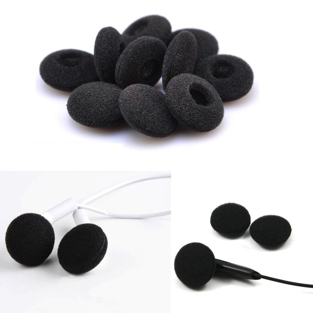 10 pairs 20 Pcs 15 mm Soft Foam Earbud Headphone Ear pads Replacement Sponge Covers Tips High