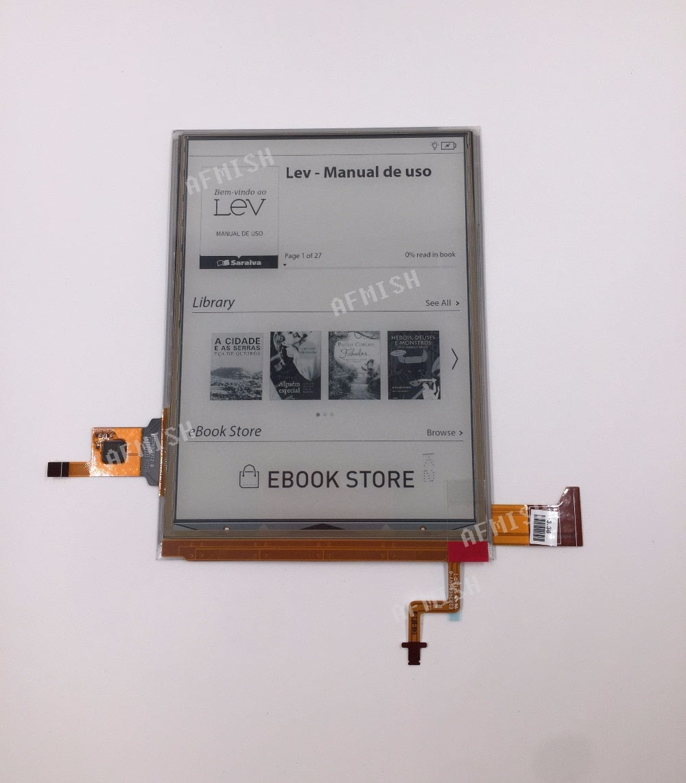 ED060XH7 6" eink carta 2 LCD Display screen with backlight and touch for PocketBook touch Lux 3 PB626(2)-D-WW