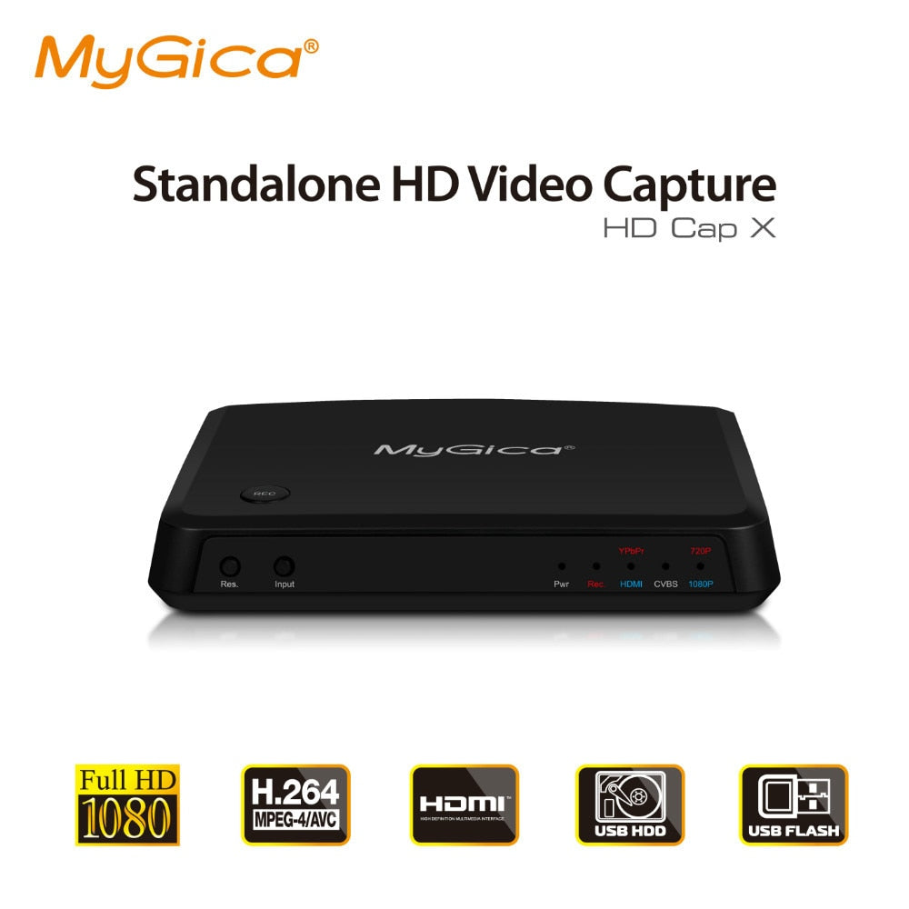 1080P Standalone HD Video Capture HDCap X HD Game Capture, HD video capture HDMI/YPbPr cvbs Recorder