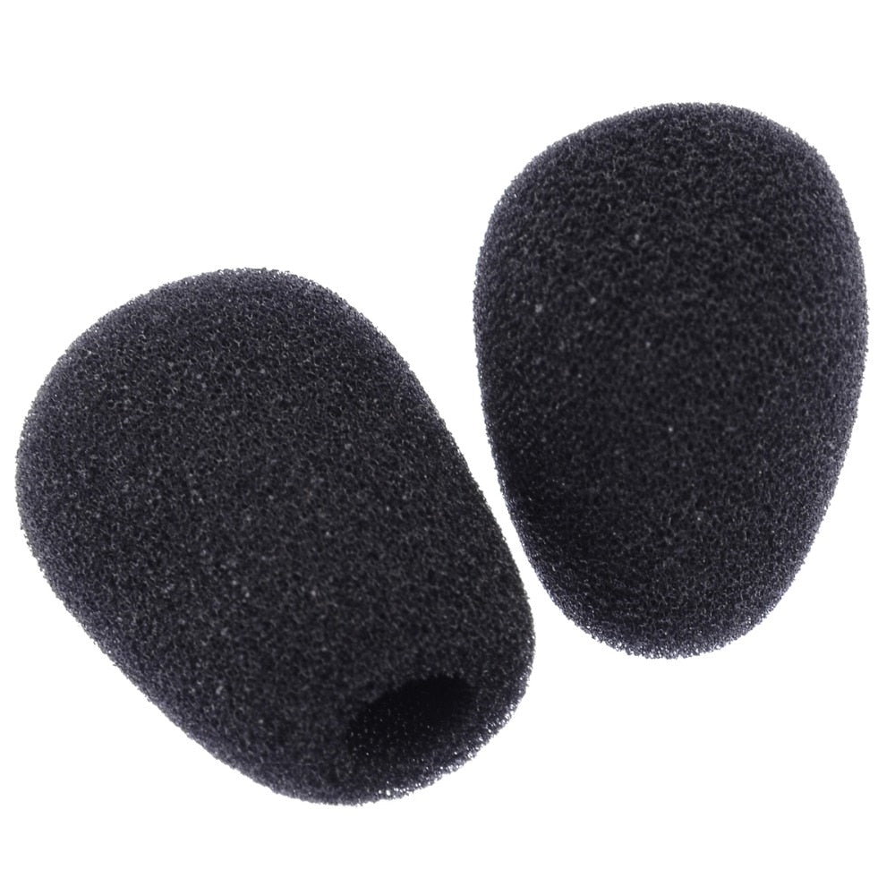 10Pcs Mini Microphone Cover Headset Replacement Foam Microphone Cover Mic Cover Windshield Headset