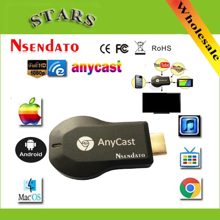 128M Anycast m2 ezcast miracast Any Cast AirPlay Crome Cast Cromecast HDMI TV Stick Wifi Display