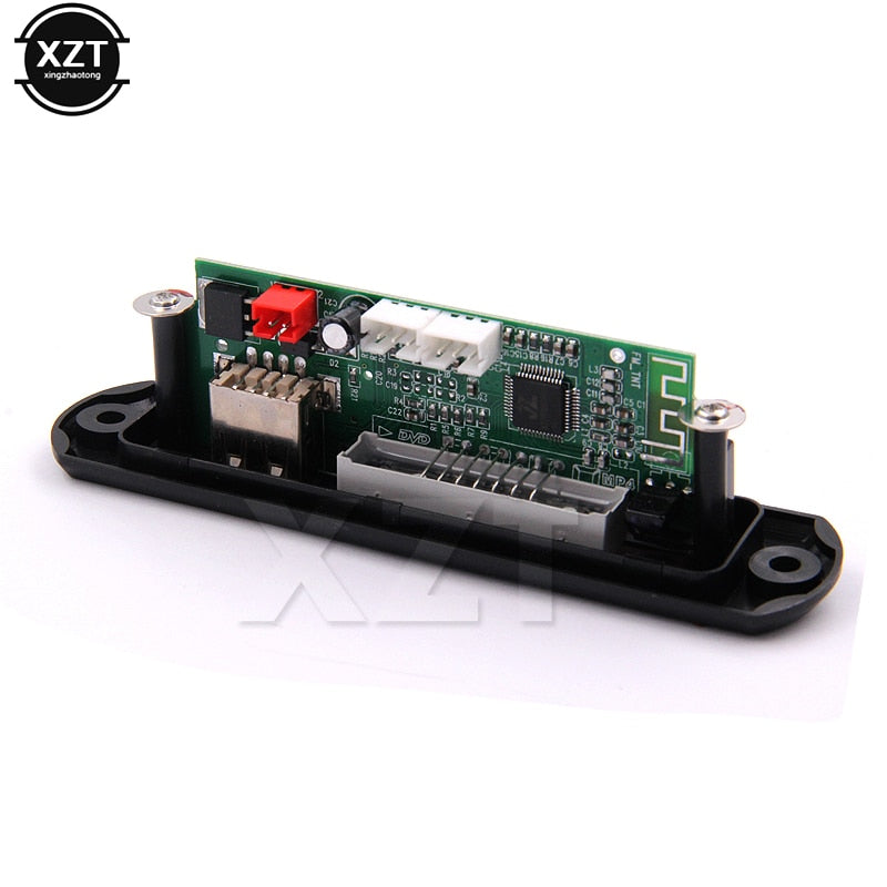 1pcs MP3 WMA Decoder Board Wireless Bluetooth Audio Module USB TF Radio 12V for car Build in Speaker