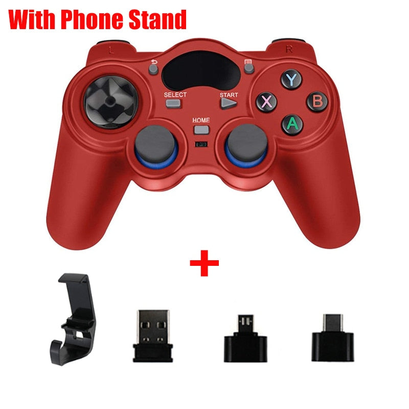 2.4 G Controller Gamepad Android Wireless Joystick Joypad with OTG Converter For PS3/Smart Phone For