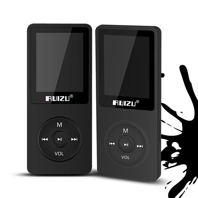 X02 HiFi MP3 Music Player 16GB Sport MP3 Player with 1.8 Inch Screen Support FM Radio and Recorder