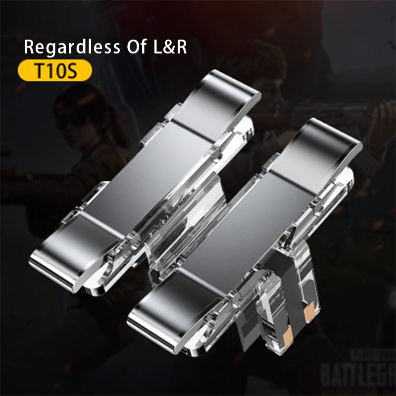 2PCS Gaming Trigger for Mobile Phone PUBG L1R1 Shooter Controller