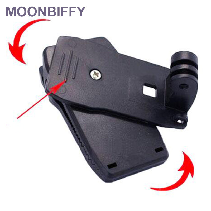 360 Degree Quick Release Rotary Backpack Hat Clip Fast Clamp Mount For GoPro Hero 2 3 3+ for Go