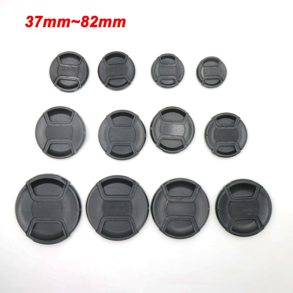 Snap-on Camera Front Lens Cap Cover Protector for Canon Leica Nikon Sony Len Caps