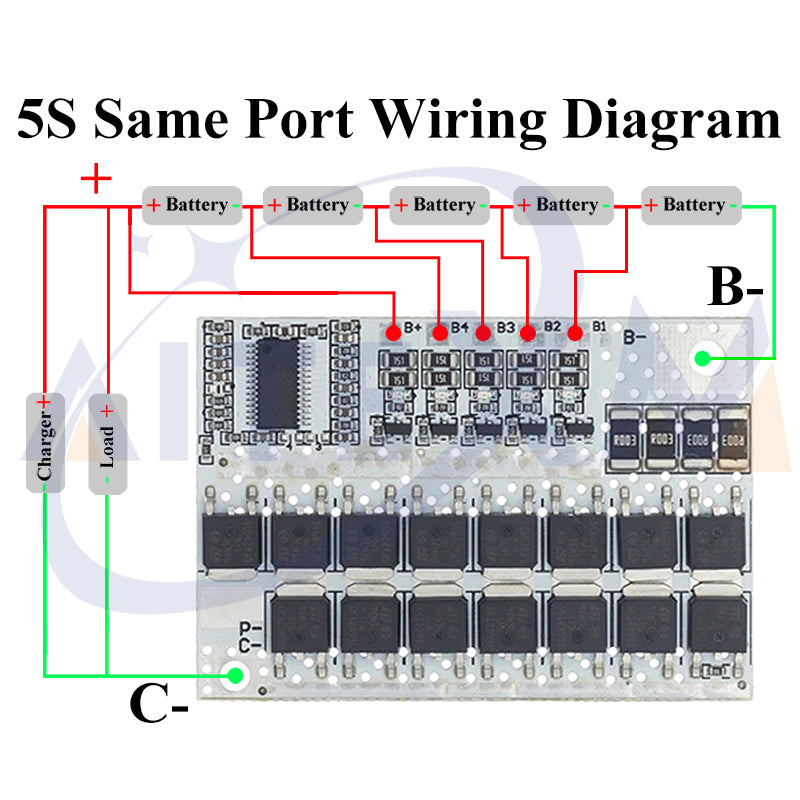 3S/4S/5S BMS 12V 16.8V 21V 18V 3.7V 100A Li-ion LMO Ternary Lithium Battery Protection Circuit Board