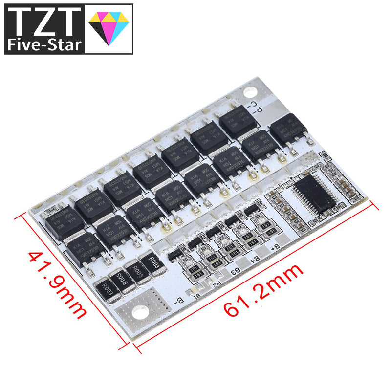 3s/4s/5s Bms 12v 16.8v 21v 3.7v 100a Li-ion Lmo Ternary Lithium Battery Protection Circuit Board