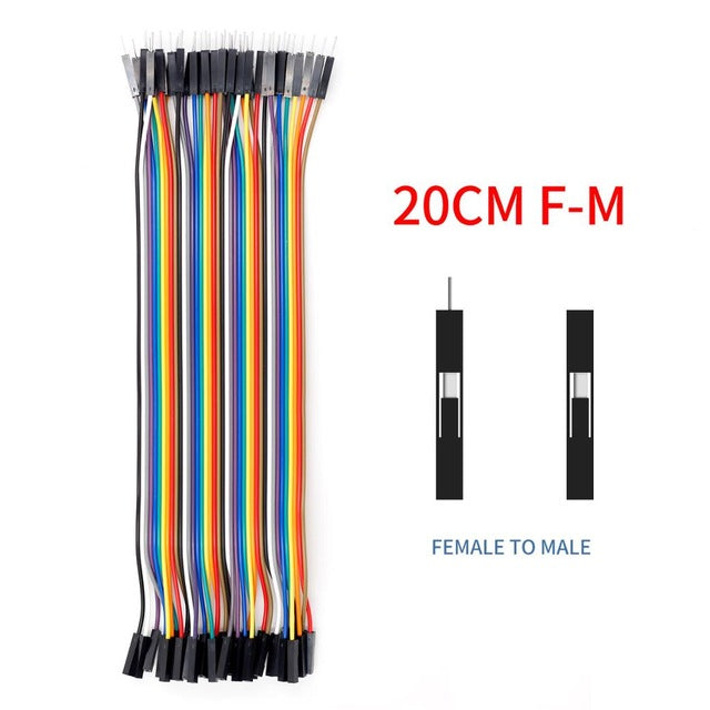 WAVGAT Dupont Jumper Wires Male to Male, Female to Male & Female to Female for Arduino DIY Kit