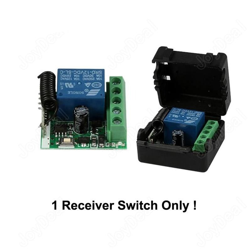 433 Mhz Universal Wireless Remote Control Switch DC 12V 1CH Relay Receiver Module and RF Transmitter